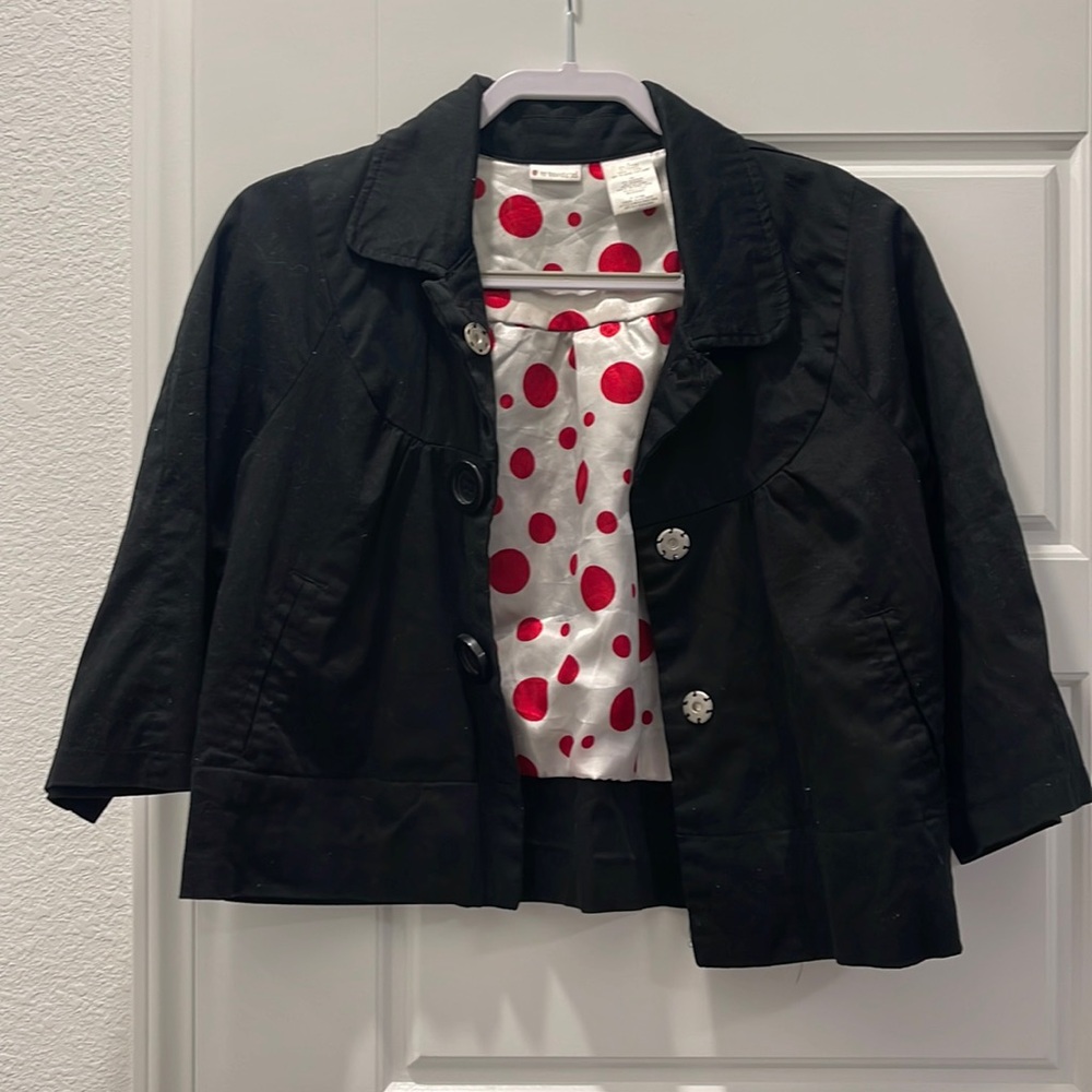 No boundaries crop blazer